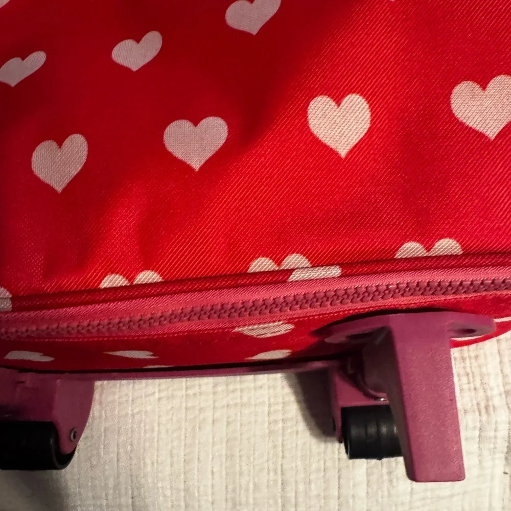 Double Trolley 18” Doll Carrier with Dual Sleeping Bag Two Pillows Travel Case - Picture 3 of 16